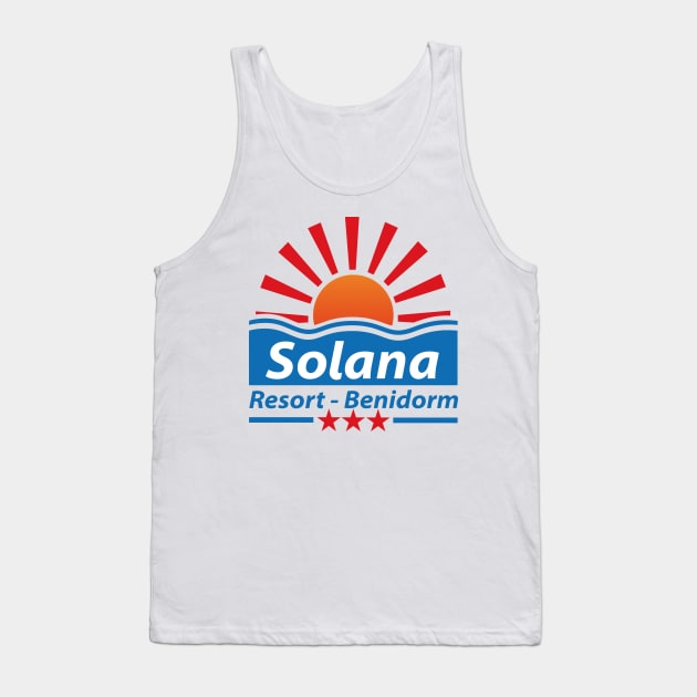 The Solana Resort Benidorm Tank Top by Meta Cortex